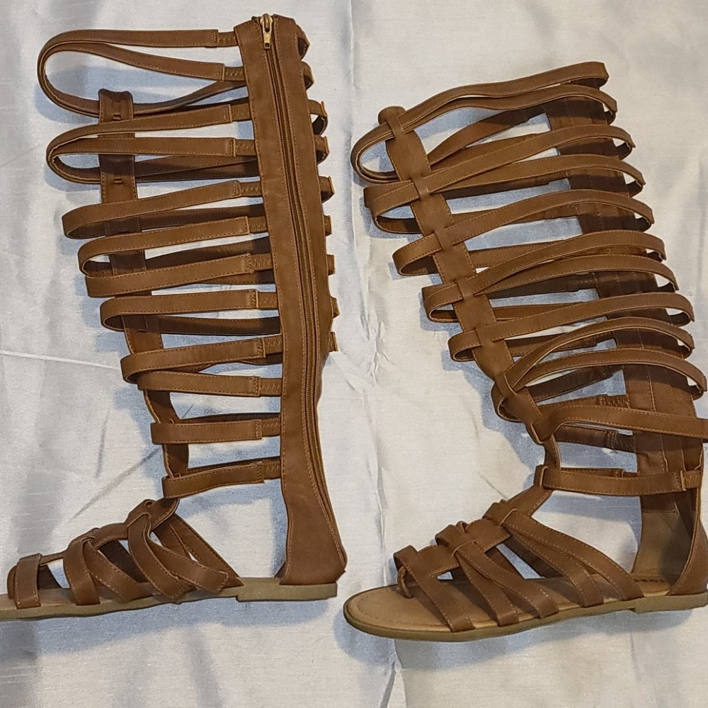 Torrid Cognac Gladiator Sandal